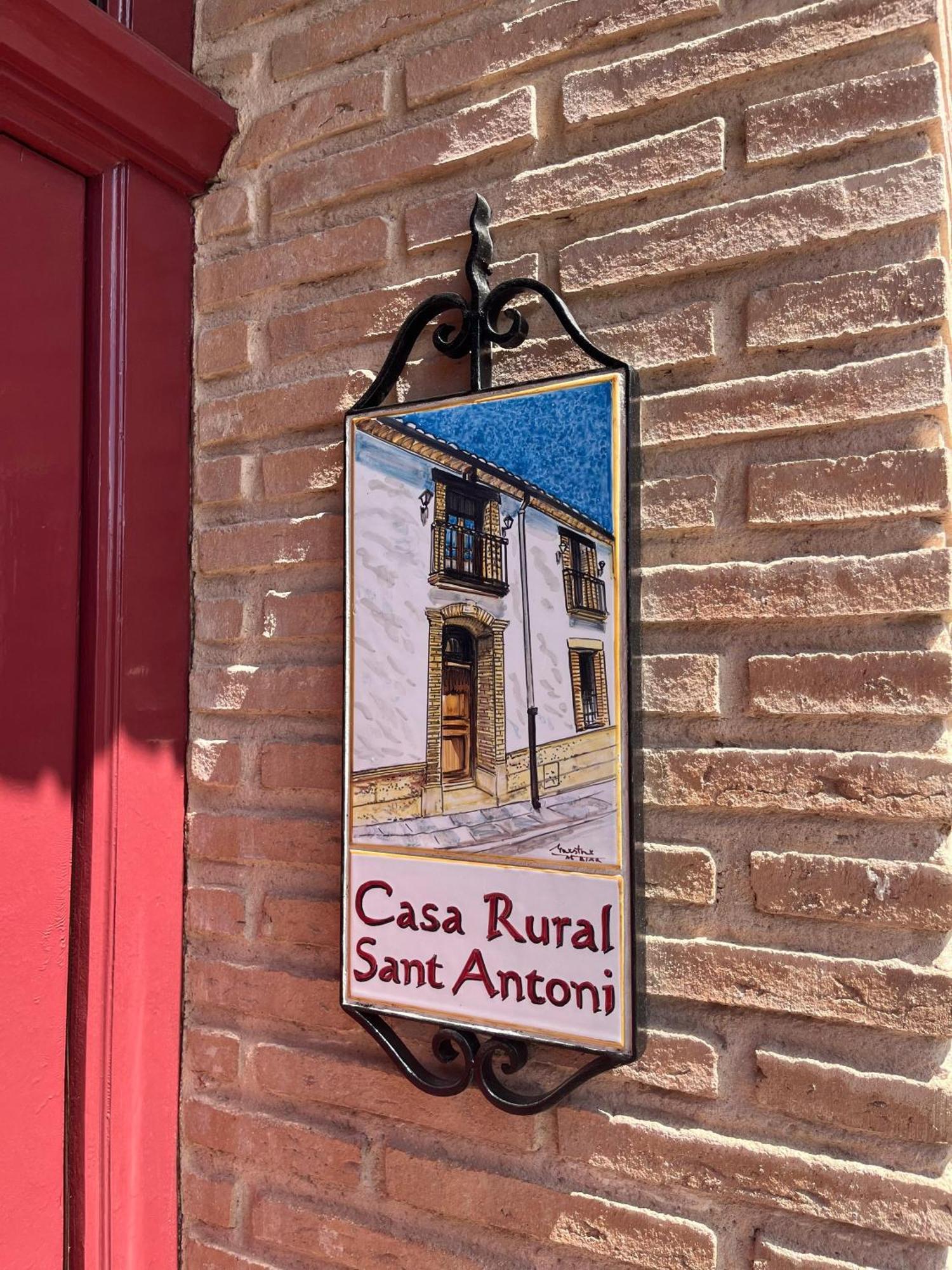 Casa Rural Sant Antoni Биар Екстериор снимка